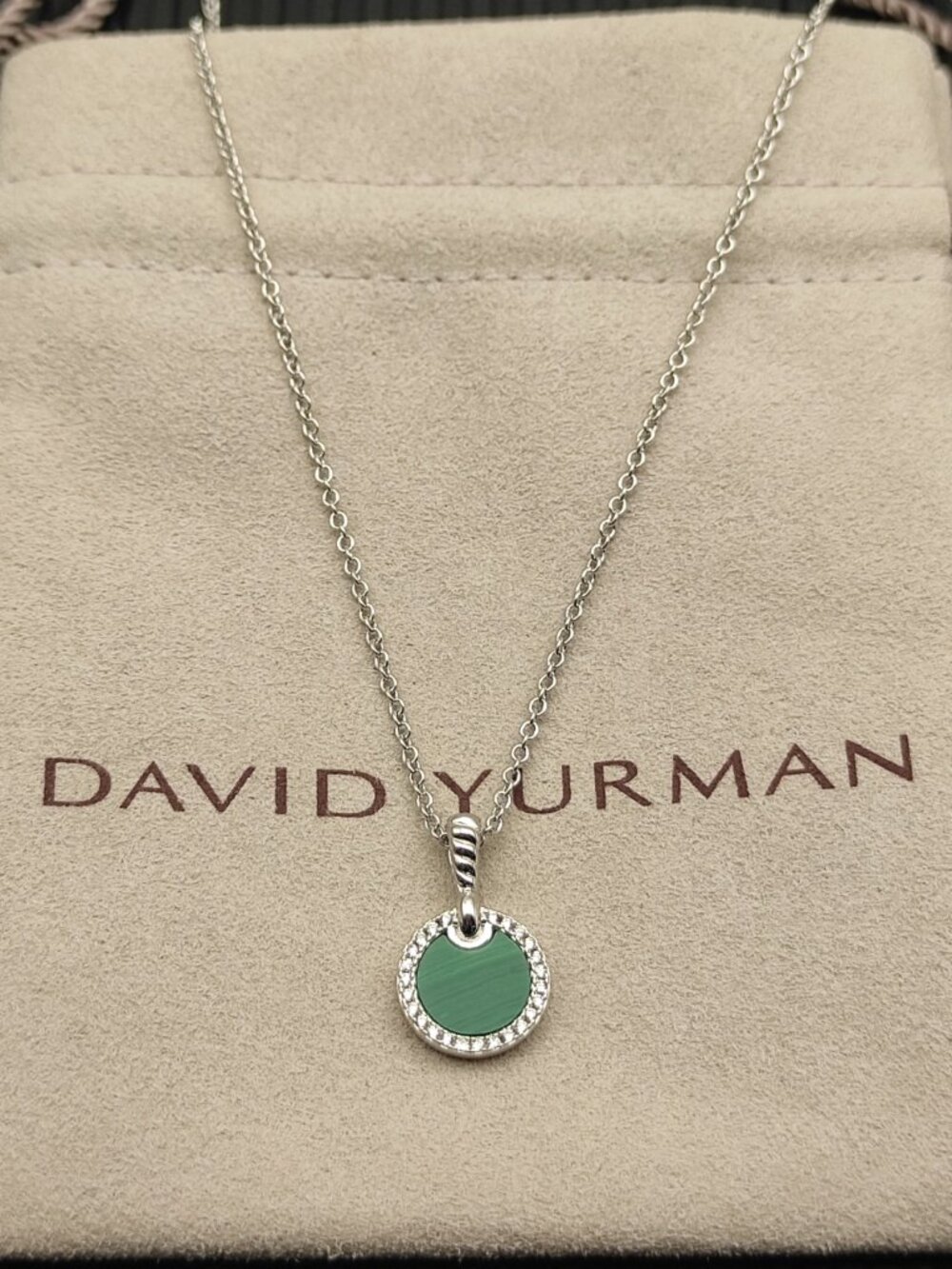 David Yurman Green Necklace